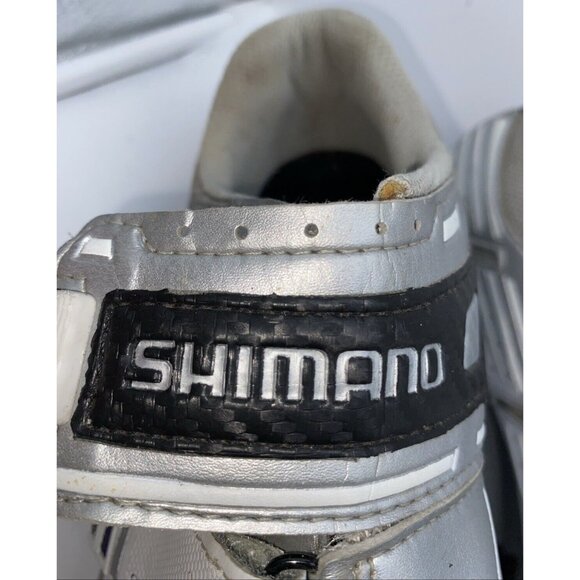 Shimano SH-R085 Men's Road Cycling Bicycle Shoes Silver White 44 EUR 9.7 US - Picture 12 of 16